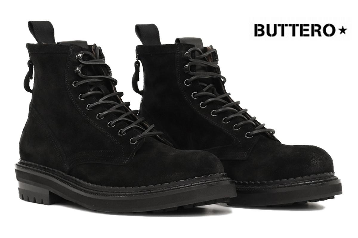 お手入れセット付】BUTTERO ブッテロ 靴 プレーントゥ スエード 42  