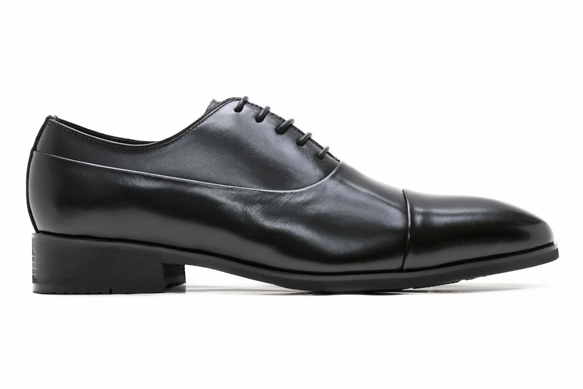 Queen Classicoビジネスシューズ黒 革靴 ストレートチップ40サイズ