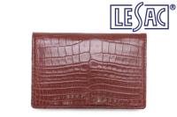 レザック / LE'SAC 革小物 8130rd クロコダイルレザーカードケース レッド 国産(日本製)