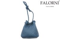 ファロルニ / FALORNI バッグ f24de 巾着バッグ デニム イタリア製