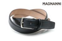 マグナーニ / MAGNANNI mgmb9002bk レザーベルト ブラック スペイン製