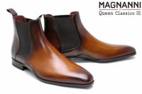 マグナーニ / MAGNANNI メンズ ドレスシューズ 50142brdbr マグナーニ × クインクラシコ/サイドゴアブーツ ブラウンダーク スペイン製