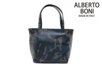 SALE セール｜アルベルトボニー / ALBERTO BONI バッグ alb-9377bl ミニトートバッグ カモフラージュブルー イタリア製bag