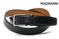 マグナーニ / MAGNANNI 革小物 mgmb3002bk レザーベルト ブラック スペイン製