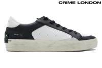 クライムロンドン / CRIME LONDON メンズ スニーカー 16102pp5-bkwh スケート デラックス ブラックホワイト イタリア製