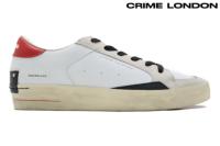 クライムロンドン / CRIME LONDON メンズ スニーカー 18107aa6-whrd スケート デラックス ホワイトレッド イタリア製