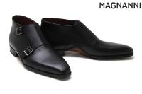 マグナーニ 限定モデル コンビ ダブルモンクストラップ ブーツ 32569 ブラック MAGNANNI
